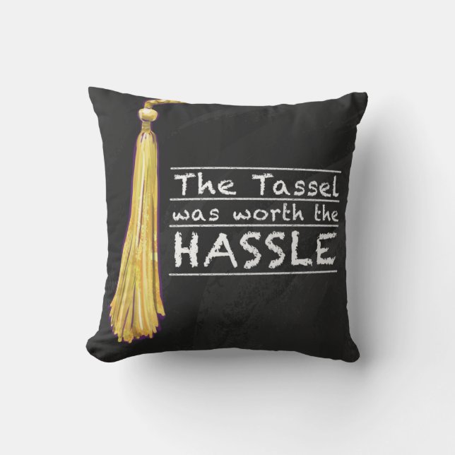 Coussin Tassel Hassle Silver (Recto)