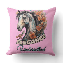 Tatouage Whimsical Horse avec Touche florale Vibra