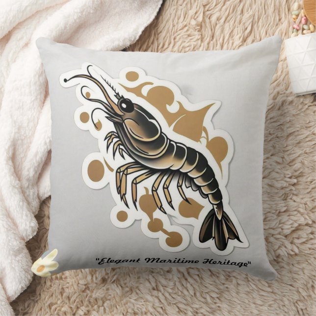 Coussin "Tatouages d'ancres au loin" (Couverture)