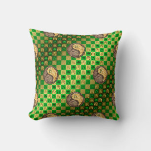 Coussin Taureau & Dragon de Feu