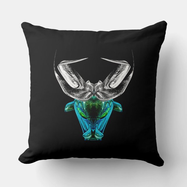 Coussin Taureau – Le pouls de la Terre (Recto)
