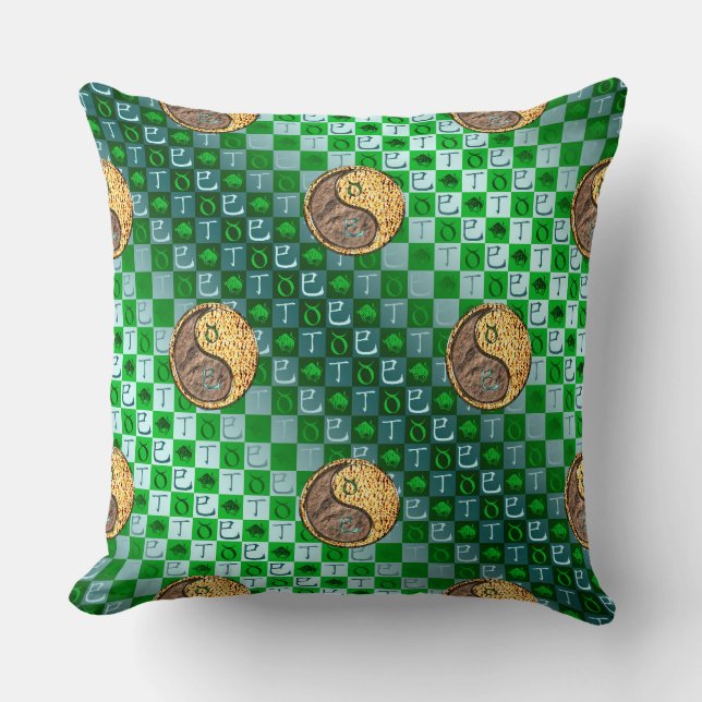 Coussin Taureau & Serpent de feu (Recto)