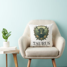 Taureau Zodiaque Art Nouveau Vintage Taureau