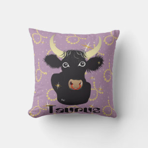 Coussin Taurus April 21 to May 20 Pillows
