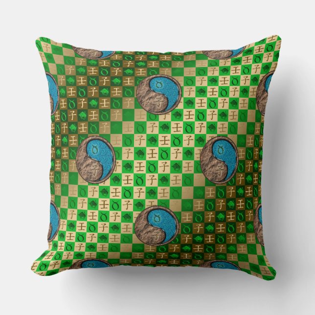 Coussin Taurus & Water Rat (Recto)