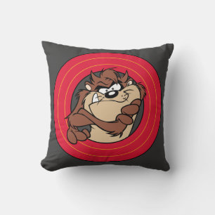 Coussin TAZ™ à travers les cercles LOONEY TUNES™