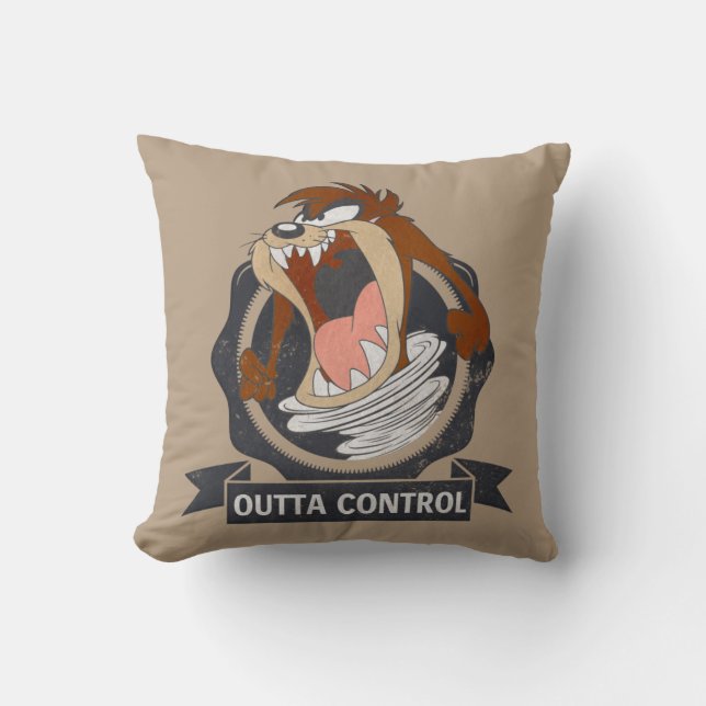 Coussin TAZ™ Hors Contrôle (Recto)