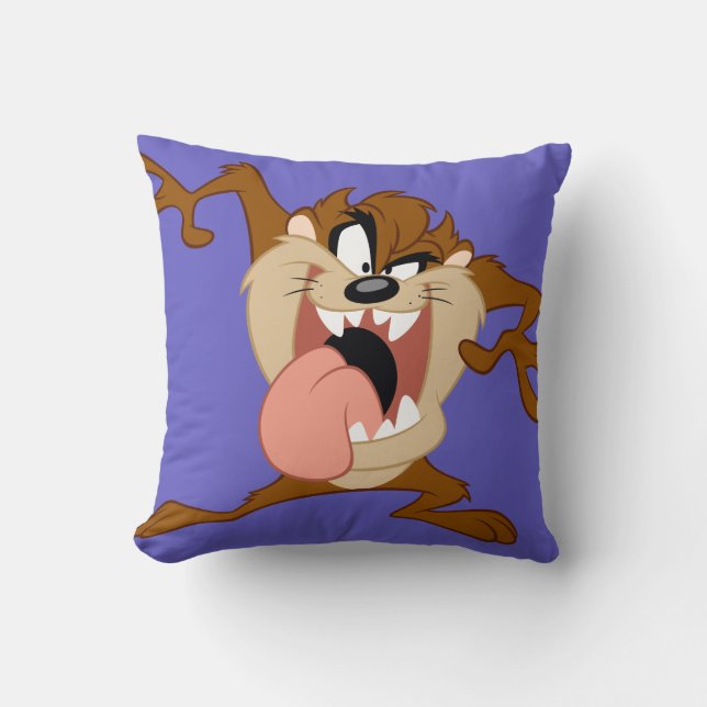 Coussin TAZ™ | Tirant la langue (Recto)