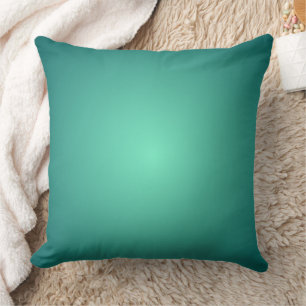 Coussin Teal Bleu Vert Clair aux Teintes Foncées