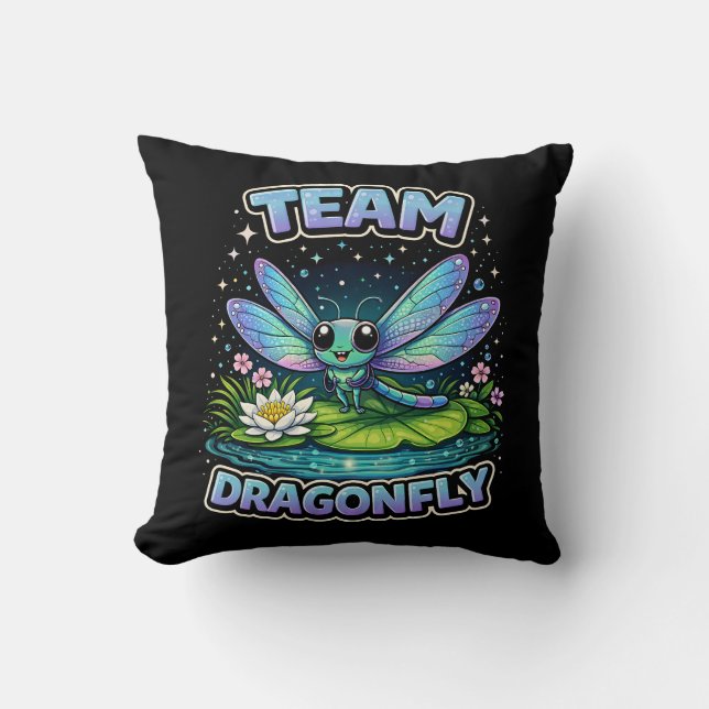 Coussin Team Dragonfly (Recto)
