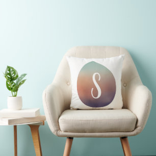 Coussin Teardrop de dégradé paisible
