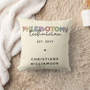 Coussin Technicien en pharmacie sur mesure PBT Phlebotomie