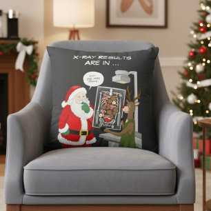 Coussin Technicien en radiographie de Noël Drôle de Père N