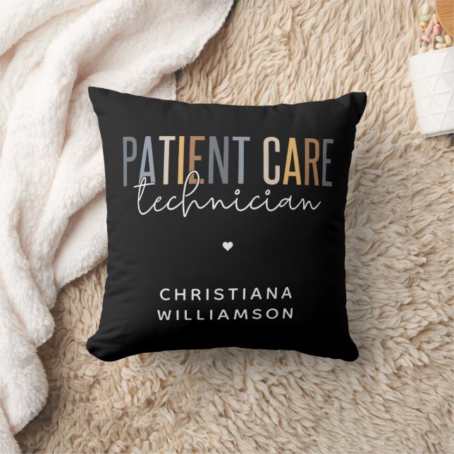Coussin Technicien en soins aux patients sur mesure Cadeau (Couverture)