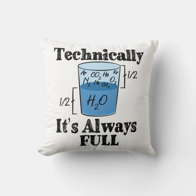 Coussin Techniquement, c'est toujours plein de science amu (Recto)