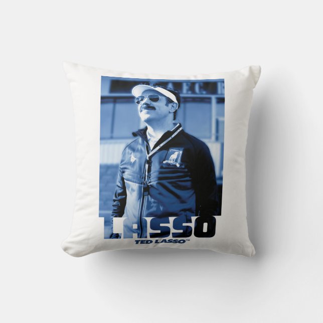 Coussin Ted Lasso | Lasso Photo Portrait Graphique (Recto)