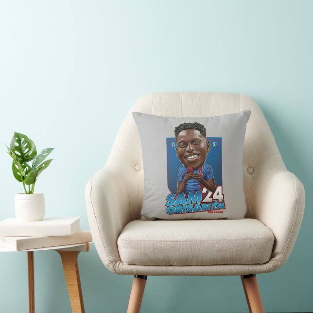 Coussin Ted Lasso | Sam Obisanya Bobblehead (Chaise)
