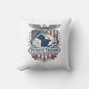 Coussin Tee-shirt graphique vectoriel de fierté des Grands
