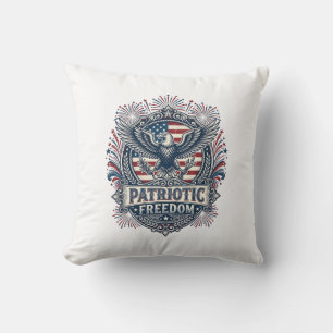 Coussin Tee-shirt graphique vectoriel de la fête des feux