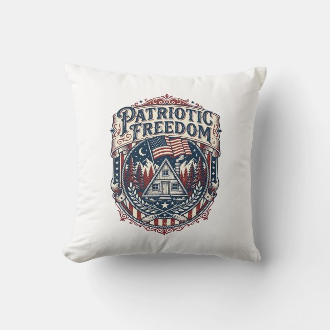 Coussin Tee shirt graphique vectoriel week-end cabine patr (Recto)
