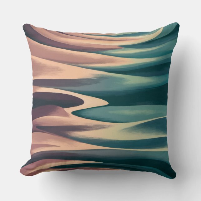 Coussin Teintes Similaires de Couleurs (Recto)
