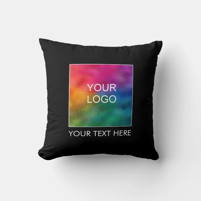 Coussin Téléchargement du Modèle modifiable Ajouter un log (Recto)