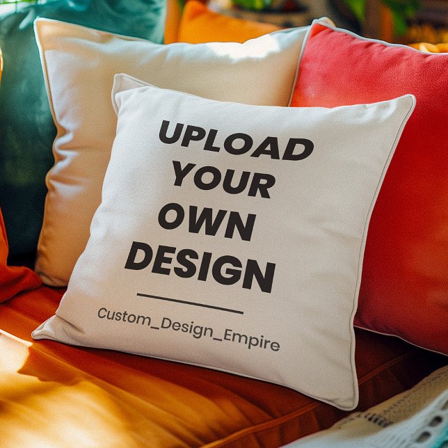 Coussin Téléchargez votre propre design ici | Modèle perso (Créateur téléchargé)