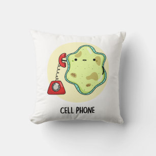 Coussin Téléphone cellulaire drôle Biologie jeu de science
