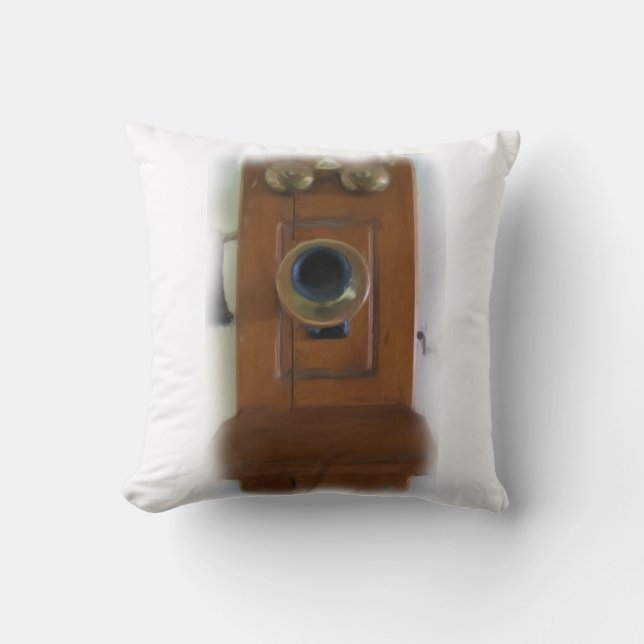 Coussin téléphonique vintage (Recto)