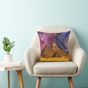 Coussin tempête cosmique au-dessus de l'égypte