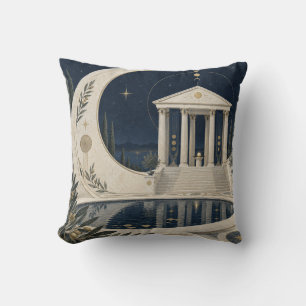 Coussin Temple du croissant céleste Jardin de la piscine d