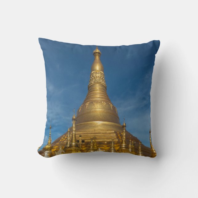 Coussin Temple du Stupa doré (Recto)
