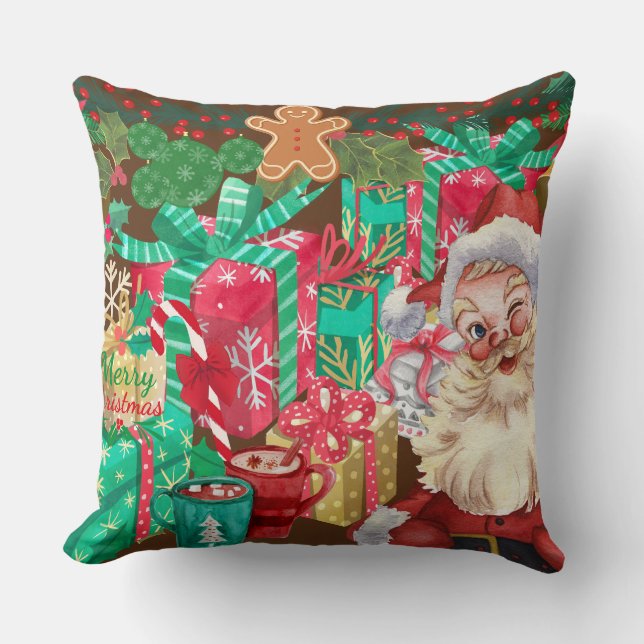 COUSSIN TEMPS DE PÈRE NOËL (Recto)