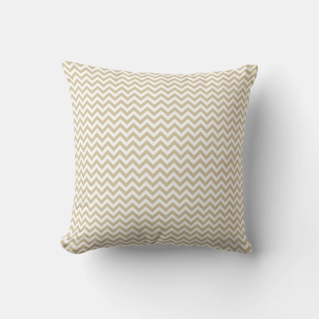 Coussin tendance Chevron (Recto)