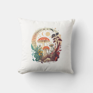 Coussin Tendance esthétique Goblincore et Cottagecore pour
