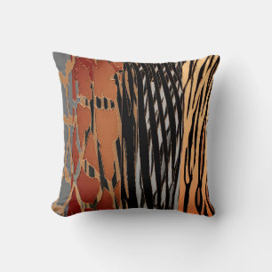 Coussin Tendance Rustique Animal Imprimé Zèbre Rayure Cou