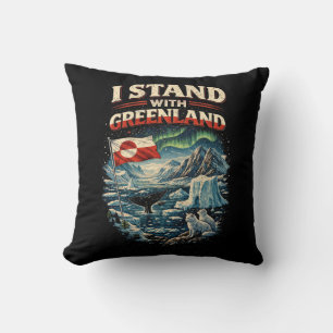 Coussin Tenez-vous avec le Groenland