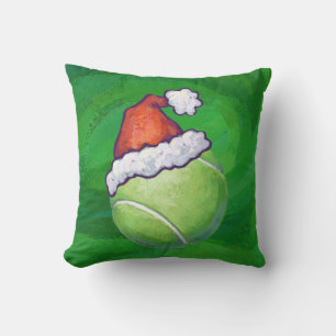 Coussin Tennis Ball Christmas Green