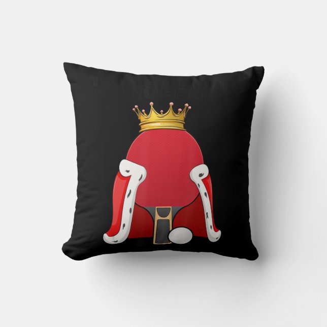 Coussin Tennis De Table Queen Ping Pong Girls Tennis De Ta (Recto)