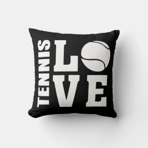Coussin Tennis Love Black