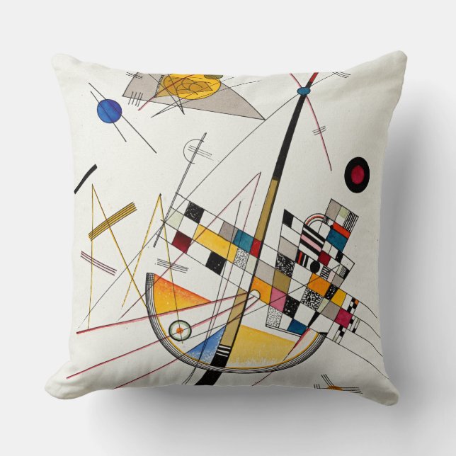 Coussin Tension délicate, no 85 par Wassily Kandinsky (Recto)