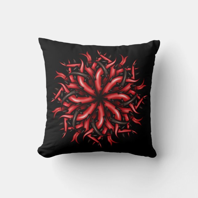 Coussin Tentacles Gothique Déplaisant Horreur (Recto)