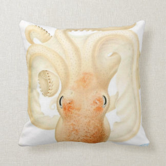Coussin Tentacules de calmar géant/poulpe 20" orange de