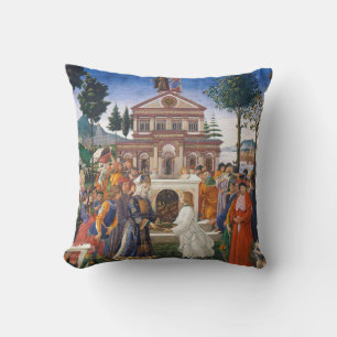 Coussin Tentations du Christ, Sandro Botticelli