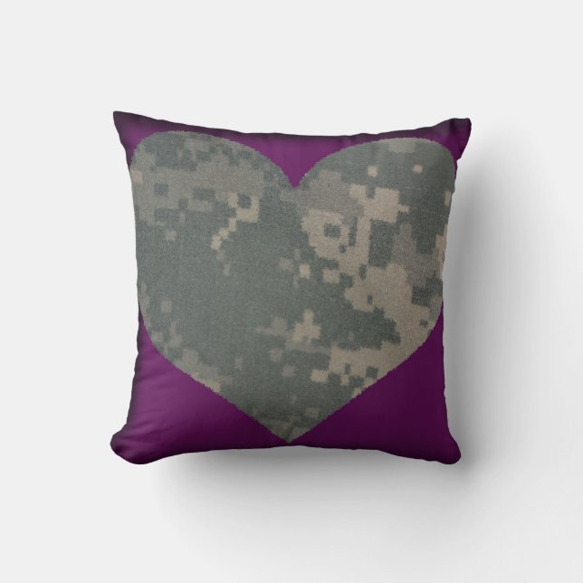 Coussin Tenue de combat militaire Camo Camouflage (Recto)