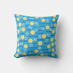 Coussin Termes de tennis