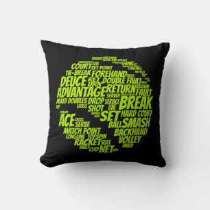 Coussin Termes Tennis Joueur De Tennis Jouer Tennis Ball