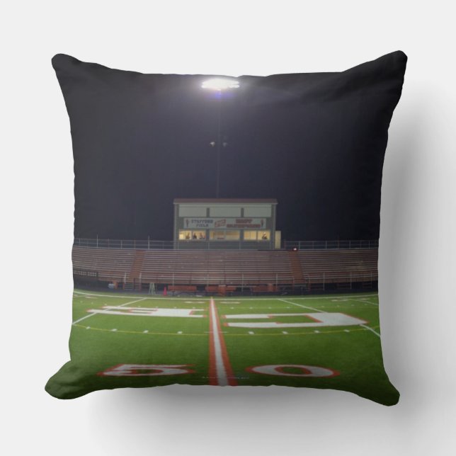 Coussin Terrain de football lumineux (Recto)