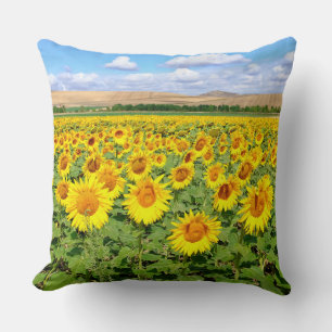 Coussin Terrain de tournesol