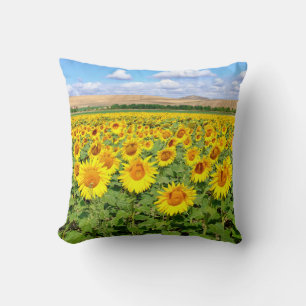 Coussin Terrain de tournesol